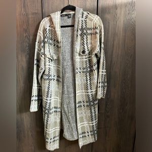 Love Ever After Cardigan long plaid print size L multiple colors